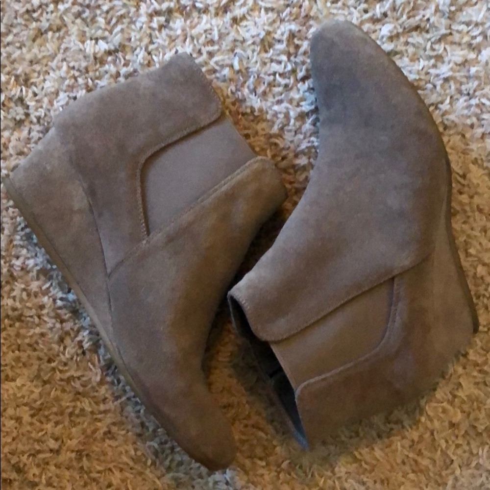 Nine West Suede Ankle Booties